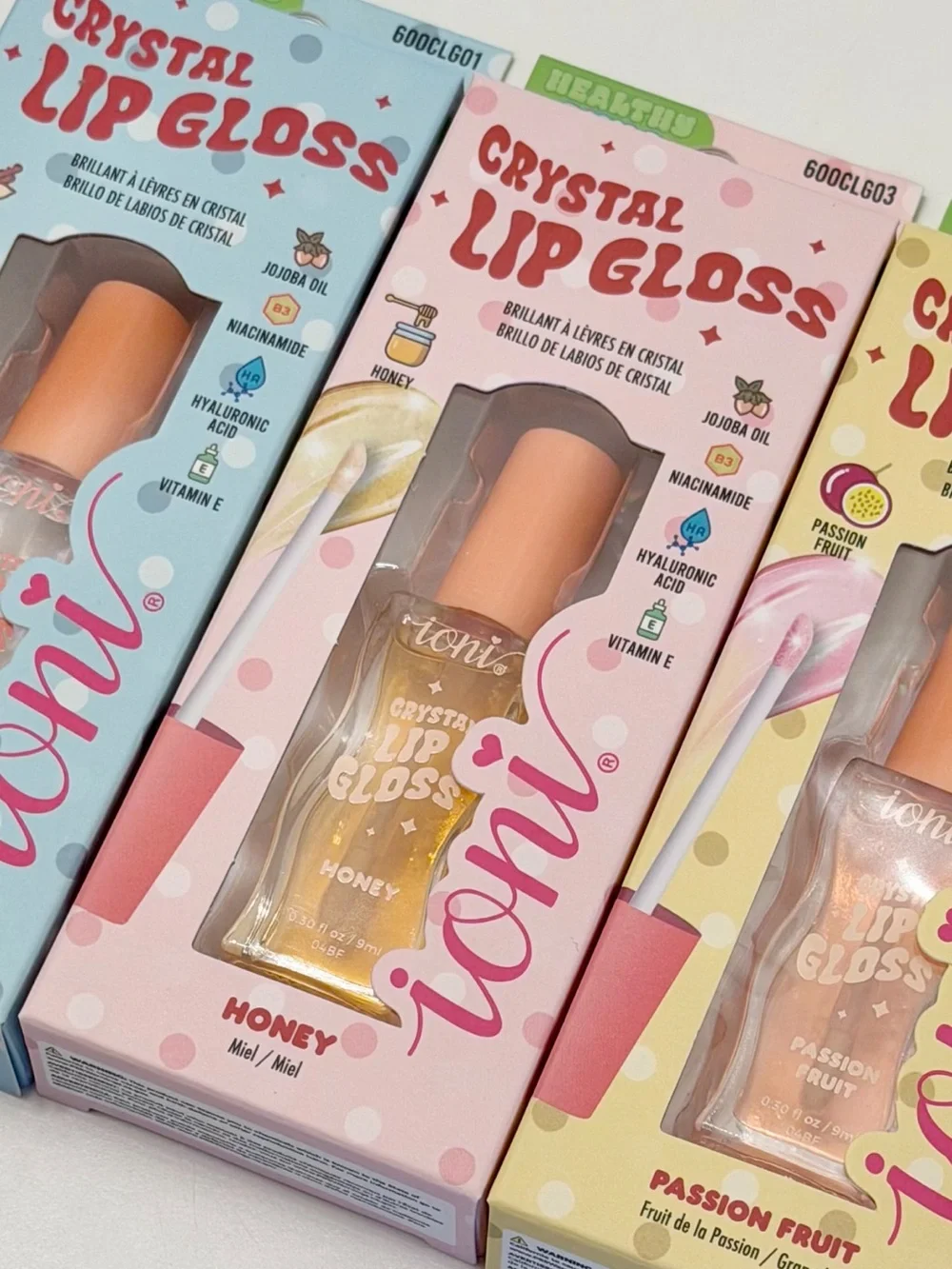 (Pink Packaged) ioni HONEY Crystal Lip Gloss